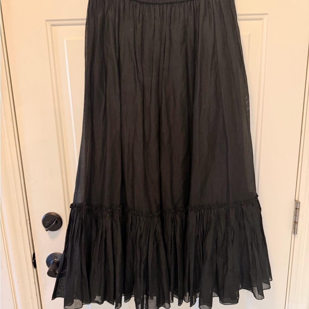 J. Crew Black Maxi Skirt